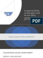 O Papel Da Família Na Educação Cristã