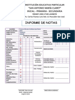 Boleta de Sec. 3ro Cristhian 2019