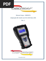 OBD0274 - Adaptação BC Imob5 com ECU GM Delco E83