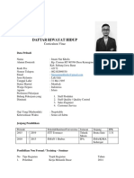 Daftar Riwayat Hidup Imam Nur Kholis