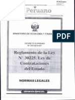 Reglamento de La Ley 32069 | PDF