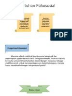 KEBUTUHAN PSIKOSOSIAL