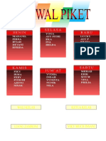 Membuat Jadwal Piket dan susunan pengurus kelas word.docx