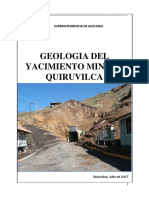 Geologia Mina Quiruvilca - 2014