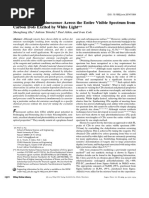 4 - Tunable Photoluminescence Across the Entire Visible Spectrum From Carbon Dots Excited by White Light