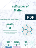 Classification of Matter Repooort