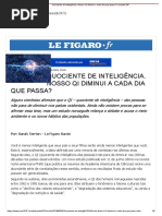 QI diminui a cada dia que passa