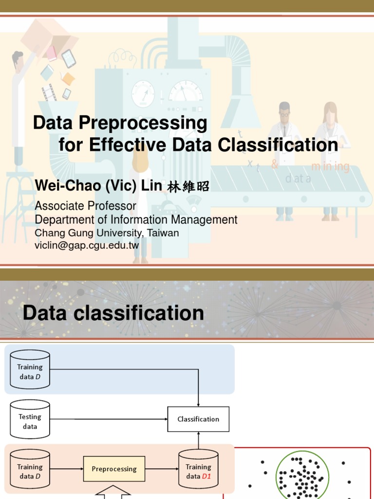 Data Preprocessing for Classification | PDF | Statistical ...