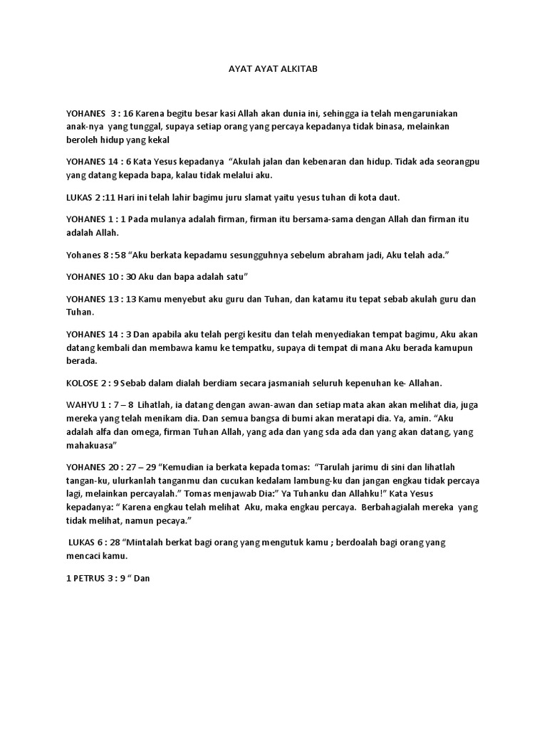 Ayat Ayat Alkitab Pdf