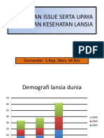 Trend Dan Issue Serta Upaya Pelayanan Kesehatan Lansia