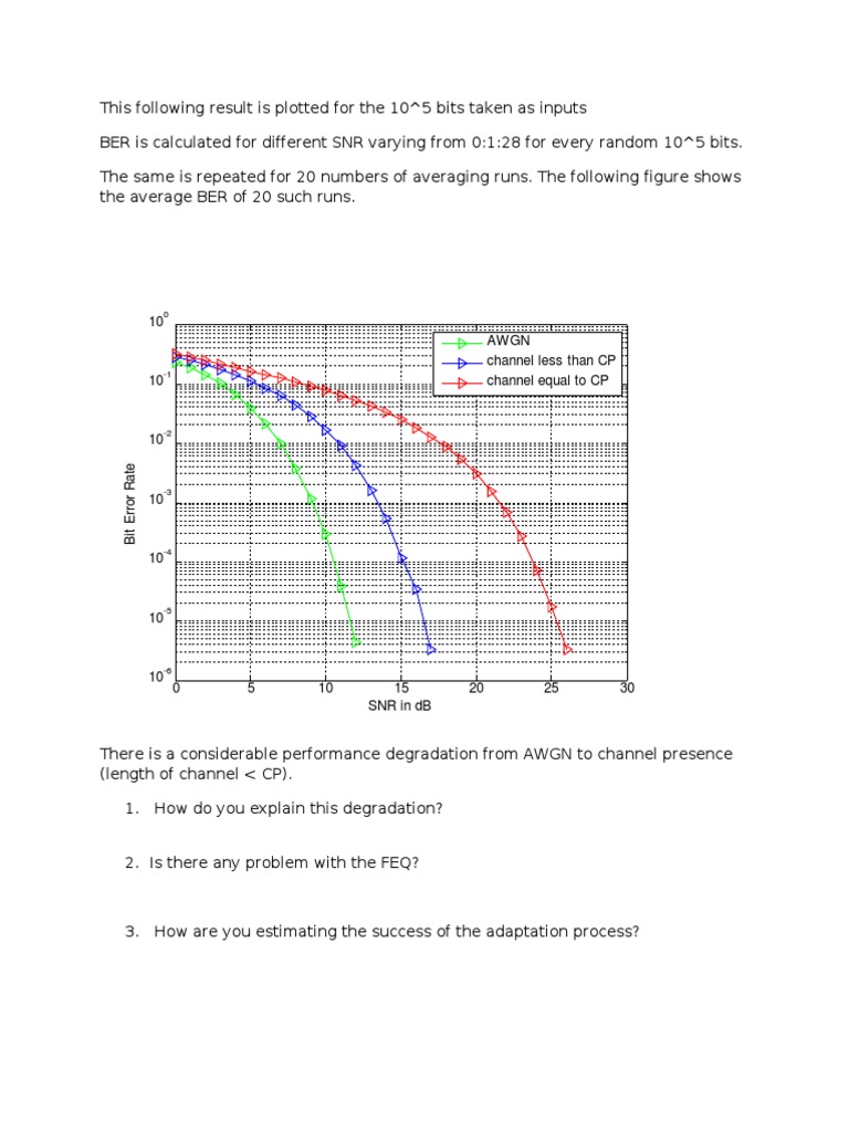 Bit Error Rate Analysis in Fading Channels | PDF | Telecommunications ...