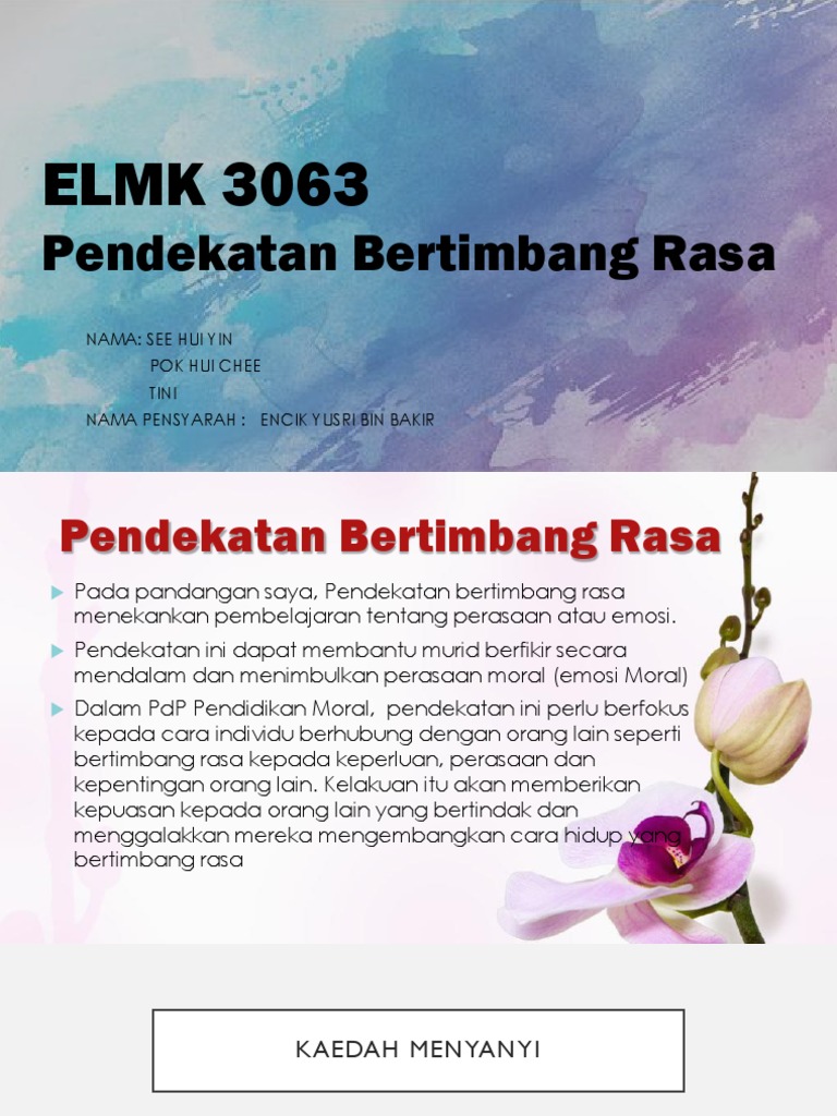 Pendekatan Bertimbang Rasa Pdf
