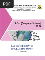 Lab Oriented Programming and C++