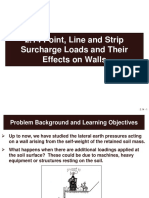 2.14 Point, Line and Strip Surcharge Loads and Their Effects On Walls