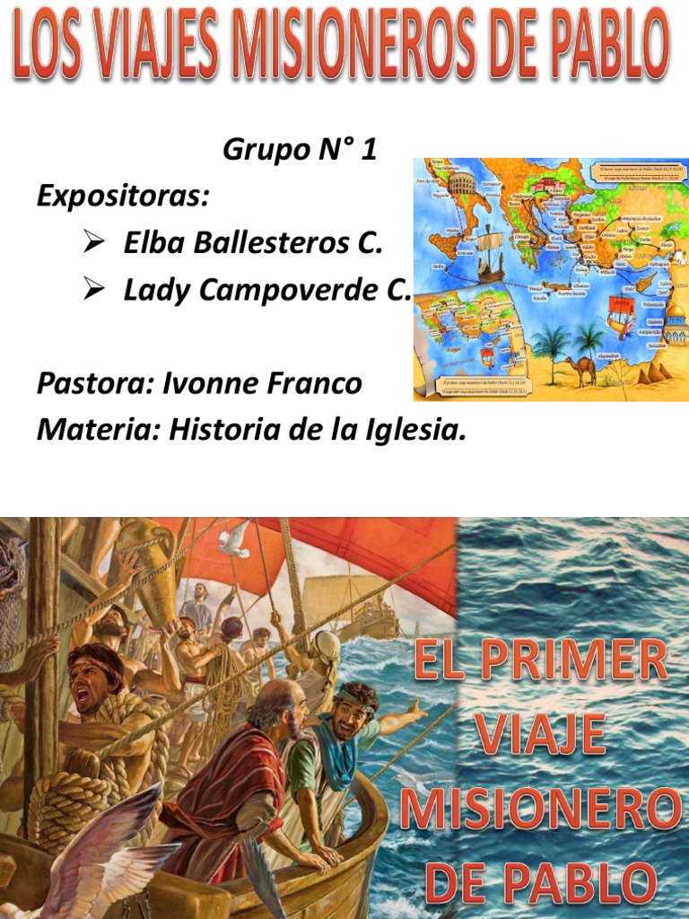 Los Viajes Misioneros de Pablo PDF Misionero Pablo el apóstol