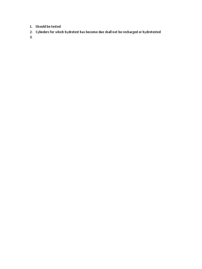 Confusion of Hydrotest | PDF