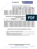 Dados numéricos Rios com intervenção