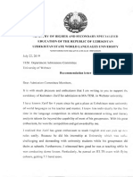 Recommendation Letter Yo'ldoshev PDF