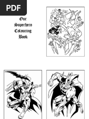 Download Superhero Colouring Book Pdf