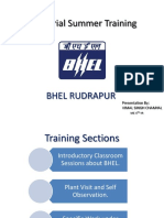 Industrial Summer Training: Bhel Rudrapur
