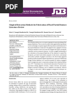 Gingival Retraction Methods For Fabrication of Fix