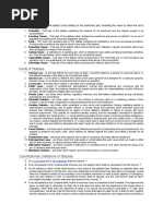 Statute and Types of Statutes | Repeal | Codification (Law)