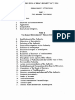 Public Procurement Act 2004 Theory