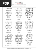 LetteringPracticeSheets DawnNicoleDesigns PDF