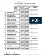 February 2019 Logbook Diary Assessment Result Stage 1