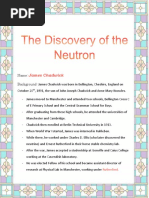 The Discovery of the Neutron