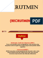Pengambilan Recruitment Dalam Pengurusan Sumber Manusia Human Resource PDF