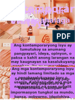 Pagtingin at Pagpapahalaga Sa: Isyu Kontemporar Yong