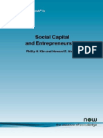 ENTREPRENEURSHIP Social Capital and Entrepreneurship - 2 PDF