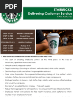 Consumer Behavior Starbucks Case Analysis Group No 04