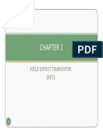 Chapter 1: Field Effect Transistor (FET) (FET)