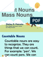 Count Nouns and Mass Nouns