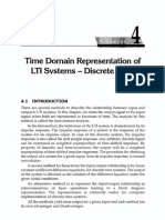4 Time Domain Representation of LTI Systems - Discrete Time