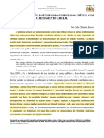 A primeira geração do feminismo: um diálogo crítico com o pensamento liberal