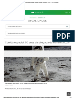 Corrida Espacial_ 50 Anos Da Chegada Do Homem à Lua - - UOL Educação