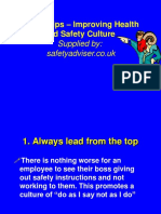 Tips For Improving Safety Culture