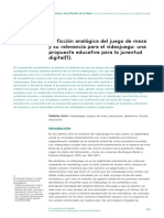 La Ficcion Analogica Del Juego de Mesa y PDF