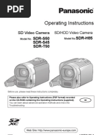 Panasonic sdr h60p