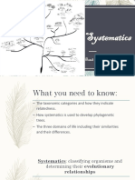 Systematics: Based On Evolutionary Relationships