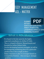 ADL MATRIX STRATEGY FOR BPCL'S GROWTH