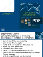 Supplement: Comparative Economic Development