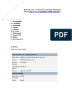 Federal Reserve Routing Numbers