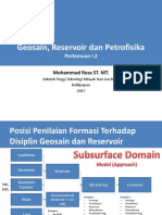 1.2. Geoscience, Reservoir Dan Petrofisika