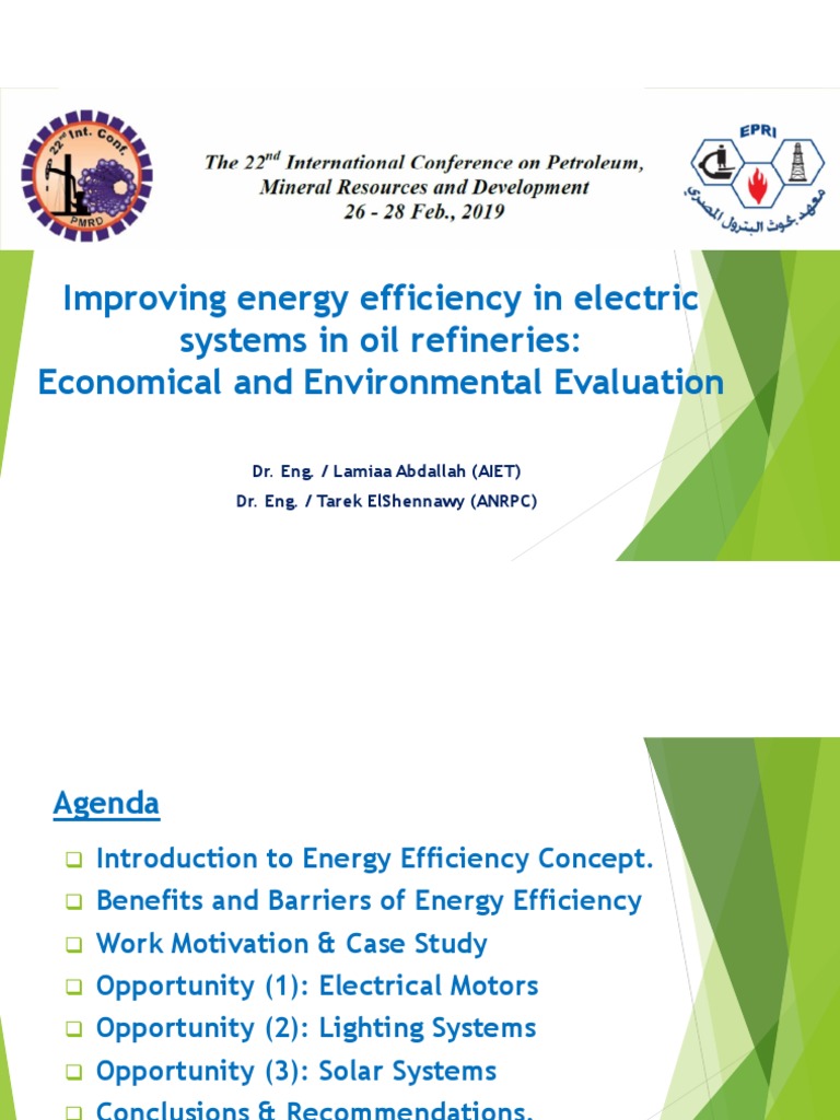 Energy Efficiency in Oil Refineries | PDF | Efficient Energy Use ...
