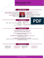 Curriculum Vitae: Data Pribadi