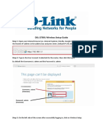 DSL-2750U Wireless Setup Guide: Step 1